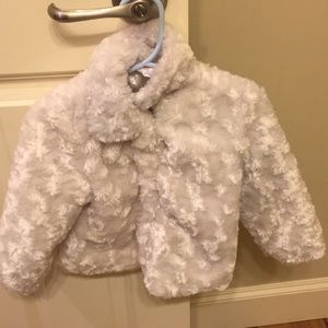 Girls fur coat 24 months